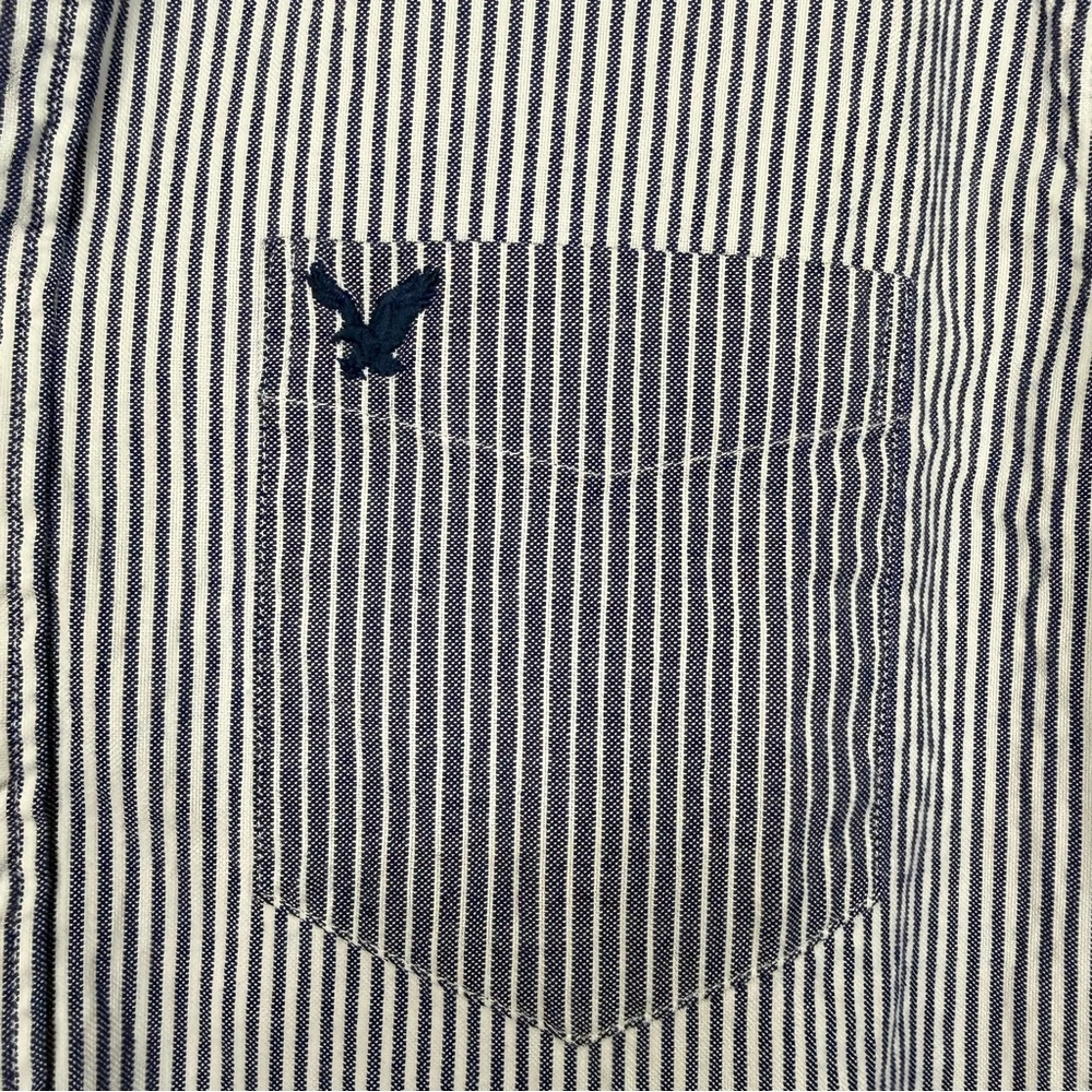 AEO Classic fit mixed pattern button down shirt s… - image 3